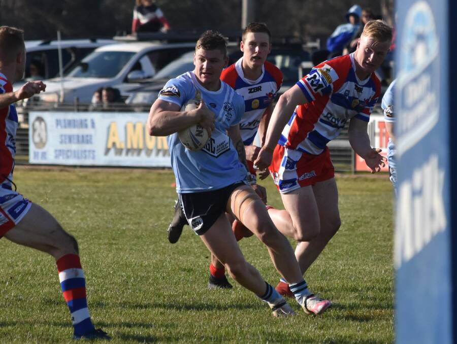 Brayden Draber moves to five-eighth as Tumut look to cover the losses of Dean and Lachlan Bristow for the grand final rematch against Southcity on Sunday.
