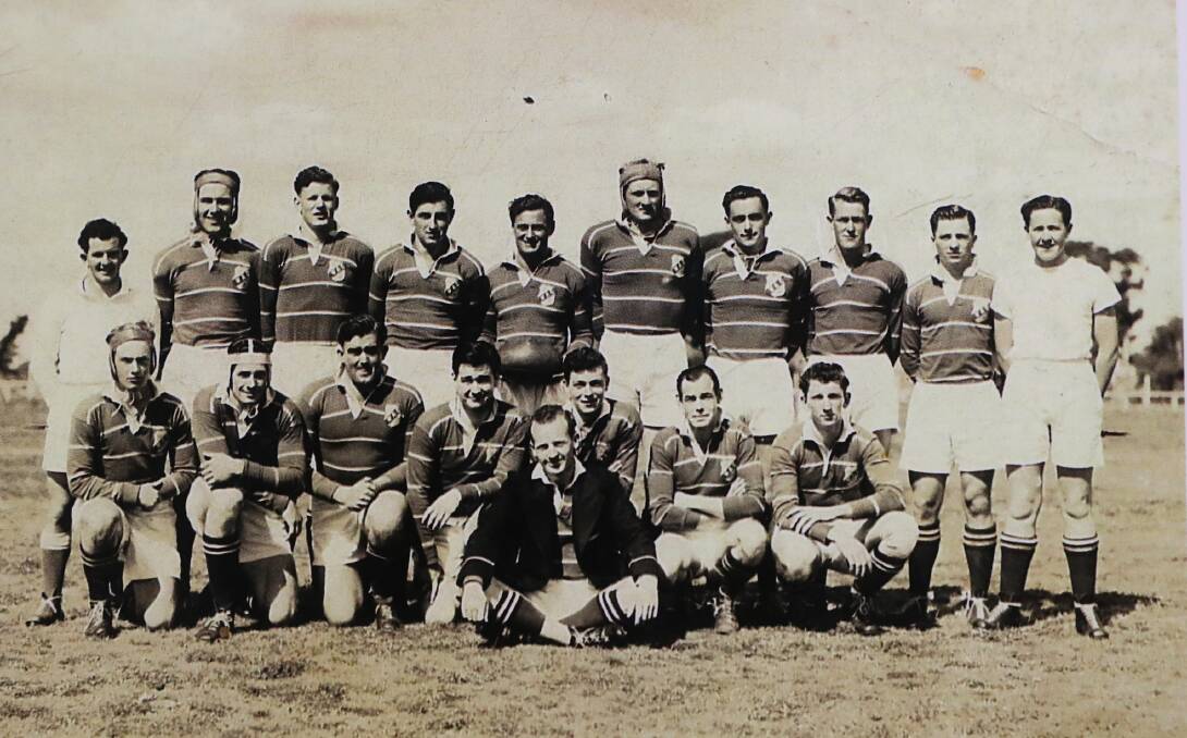 FORE FATHERS: Ag College's team from 1949. The club celebrates their 70th anniversary on Saturday.