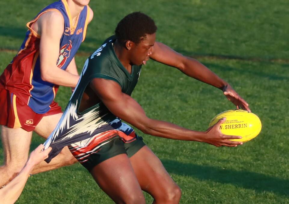 Gerard Okerenyang has been a big factor in The Riverina Anglican College's strong start to the Super Sixes.