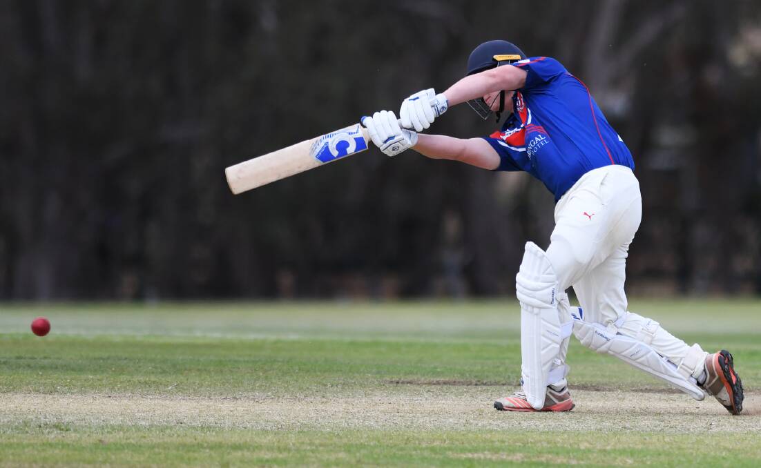 FINE FORM: Beck Frostick scored 113 as St Michaels scored a commanding victory over Lake Albert at Rawlings Park this weekend.