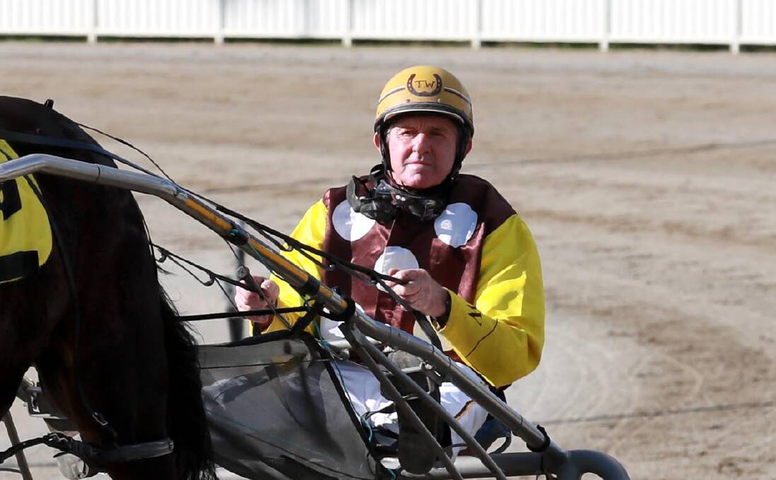ADDING UP: Junee trainer-driver Trevor White is hoping for success with three runners in the same race on his home track on Tuesday night.
