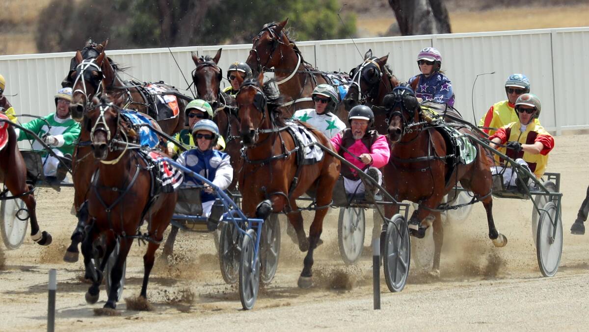 Barkway Arnold, three back on the pegs, sprinted home too well to equal the track record at Riverina Paceway on Sunday.
