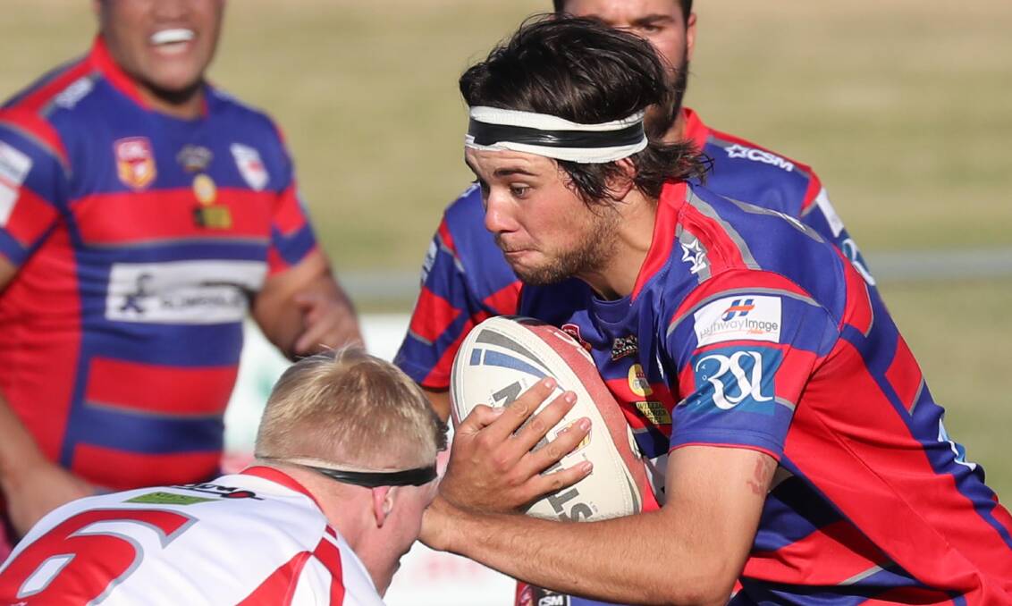 CHANGING COLOURS: Former Kangaroos centre Nick Trevaskis has made the move to Temora for 2021.