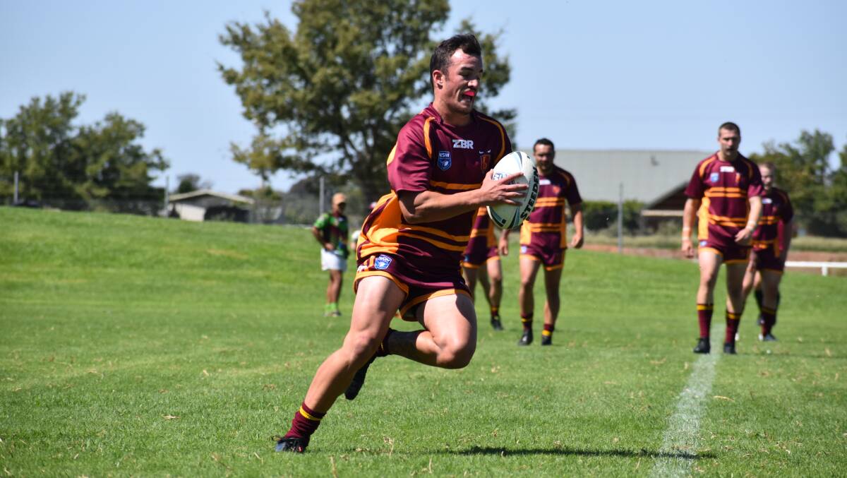 Jordan Coleman, playing for Riverina under 23s earlier this year, has joined Kangaroos after originally linking with Cootamundra for the 2020 season.