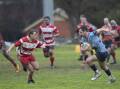 SURPRISE APPEARANCE: Former Australian sevens player Matt McTaggart was called onto the wing for Waratahs at Beres Ellwood Oval. on Saturday. Picture: Madeline Begley