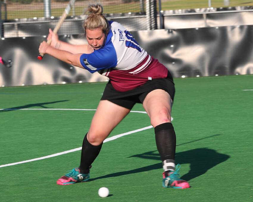 Jesse Thompson is looking to help LAC United go one better when they tackle Royals in the women's division one hockey grand final on Saturday.