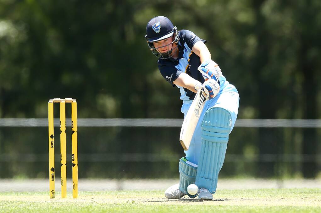TITLE WINNER: Wagga's Rachel Trenaman captain ACT/NSW Country to victory in the under 18s national championships final in Canberra on Thursday.
