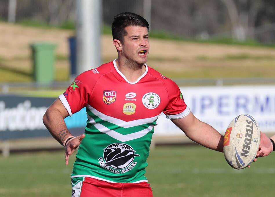 Cameron Breust returns to halfback for Brothers' clash with Southcity on Sunday.