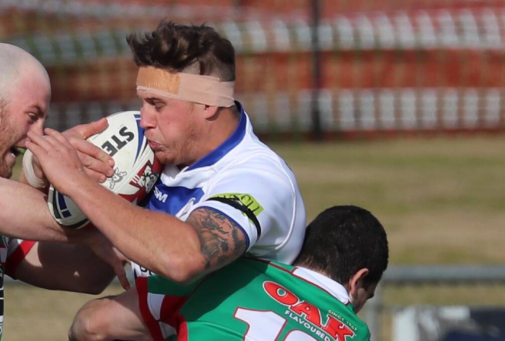 Hayden Cowled scored the try which earned Cootamundra a draw with Tumut on Sunday.