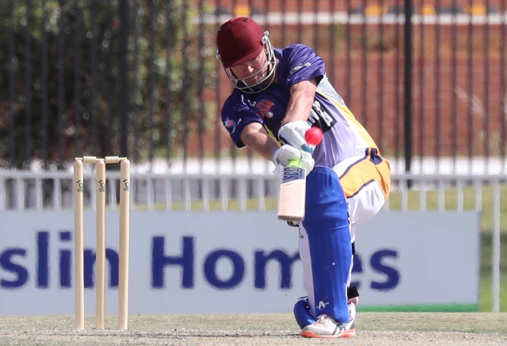 Ethan Bartlett playing for ACT Aces at Robertson Oval two years ago.