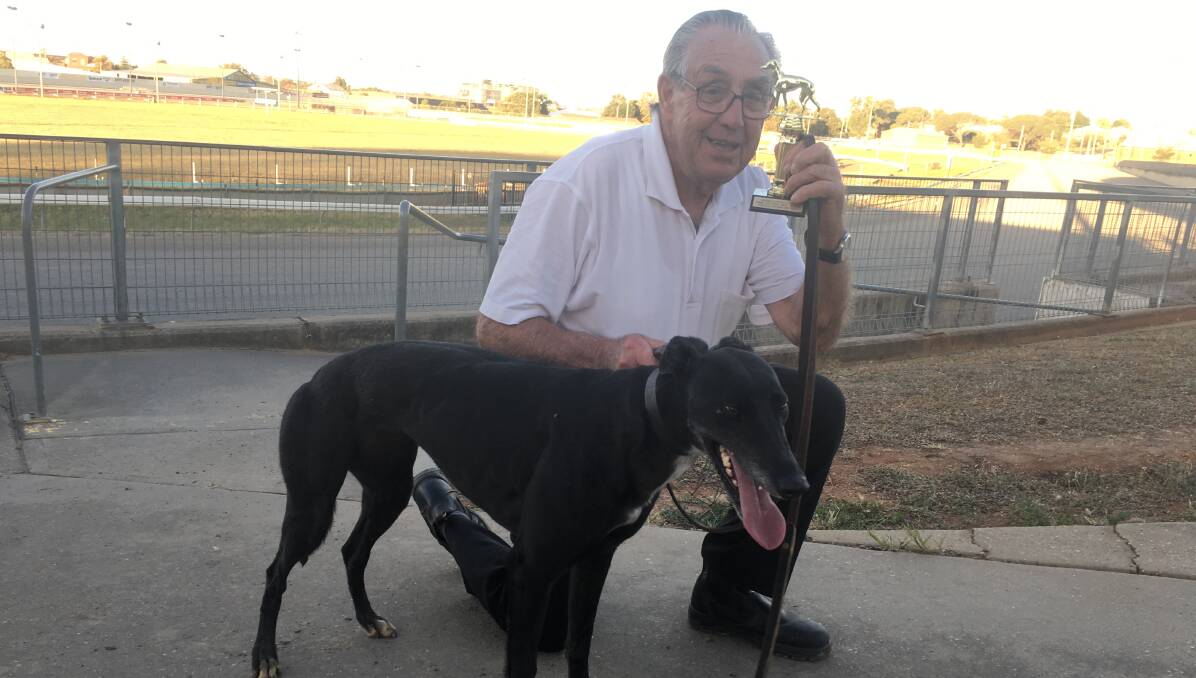 BREAKTHROUGH: Kevin Oakman celebrates after winning the Thanks The Daily Advertiser Maiden (400m) with Fancy Georgie on Friday.