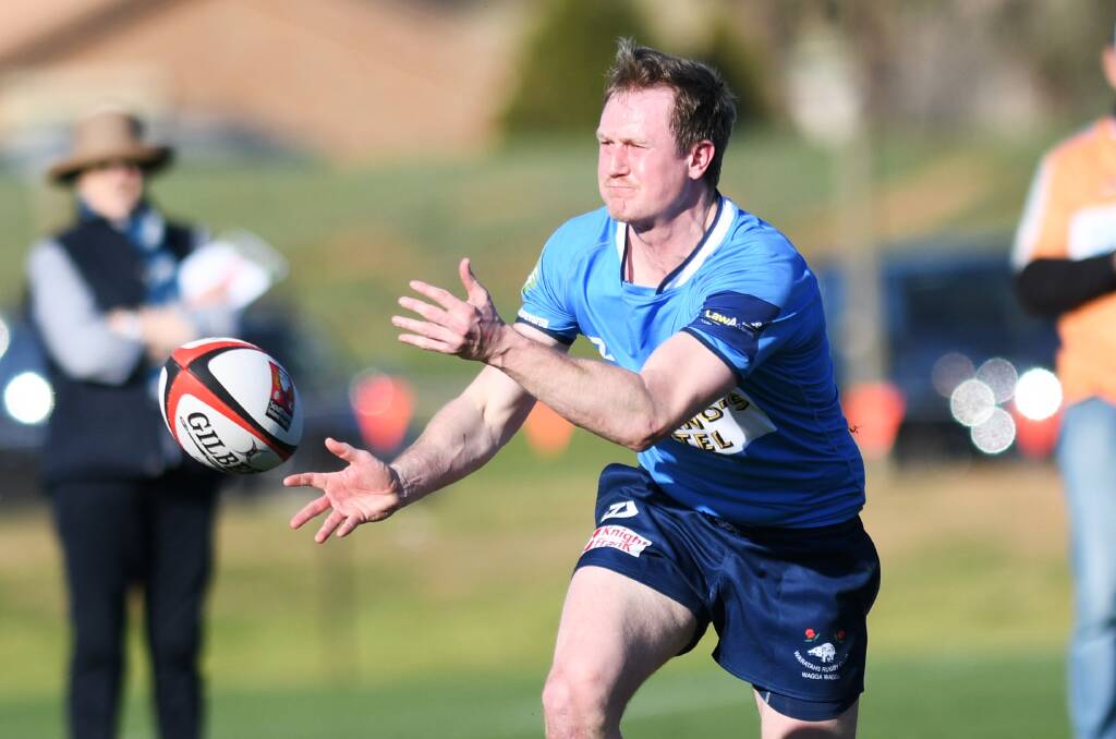 BACK IN ACTION: Daniel Selmes will return at fullback for Waratahs as they prepare to take on Griffith at Conolly Rugby Complex on Saturday.
