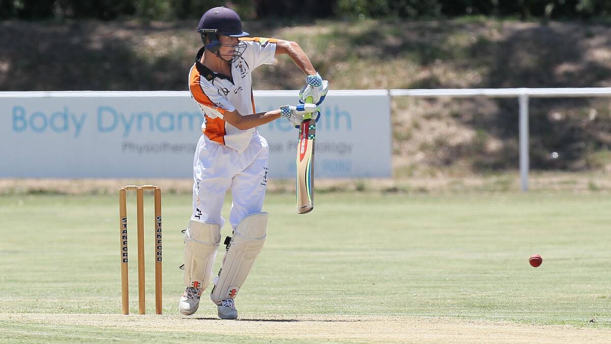 BIG OUTS: Josh Staines, pictured, and Nick Grant will both miss Wagga RSL's match with South Wagga at Wagga Cricket Ground on Saturday. Picture: Kieren L Tilly