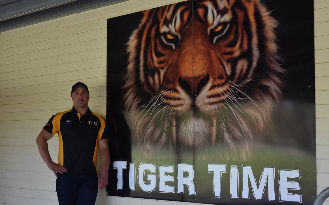 BACK FOR MORE: Gundagai coach Luke Berkrey is looking to regroup the Tigers following a number of key personnel changes. Picture: Courtney Rees
