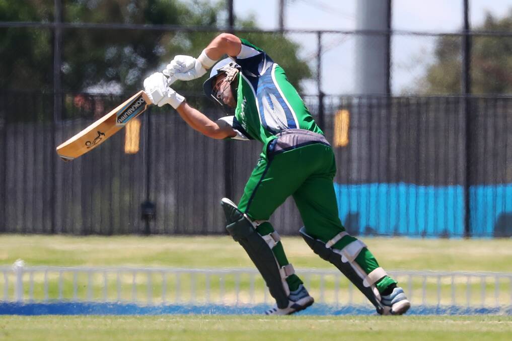 RUNS THERE: An unbeaten 91 from Jon Nicoll wasn't enough for Wagga City to take victory in the grand final rematch against South Wagga at Robertson Oval on Saturday. Picture: Emma Hillier