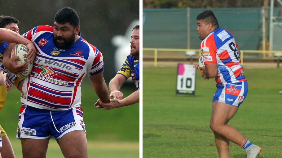 THEN AND NOW: Saul Lealaitafea has lost 30 kilograms and is making a bigger impact on the field in 2019.