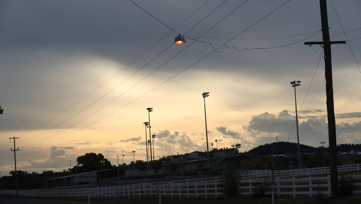 BLACK SPOT: A street lighting issue had delayed night racing at Wagga's new harness racing track as parties work towards a solution. Picture: Emma Hillier