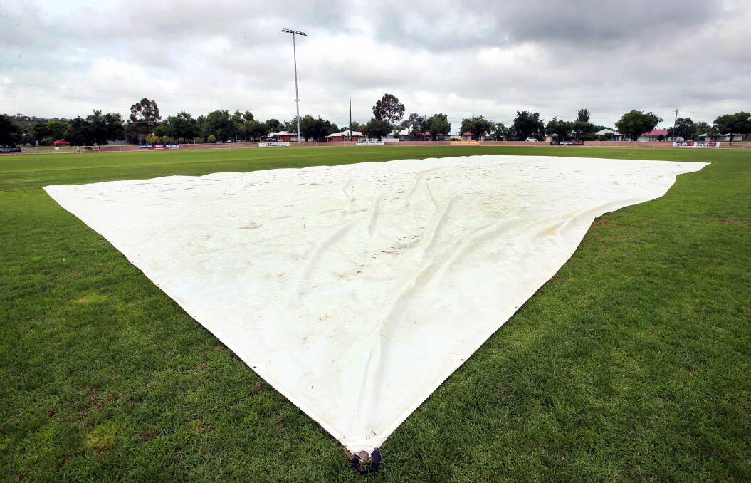 NO PLAY: The first round of the Wagga Cricket season was called off due to weather with grounds including Harris Park unable to be played on. Picture: Les Smith
