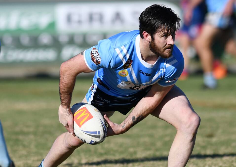 HOSPITALISED: Tumut hooker Lachlan Bristow is facing a long stint on the sidelines after lacerating his kidney in the loss to Gundagai on Sunday. 