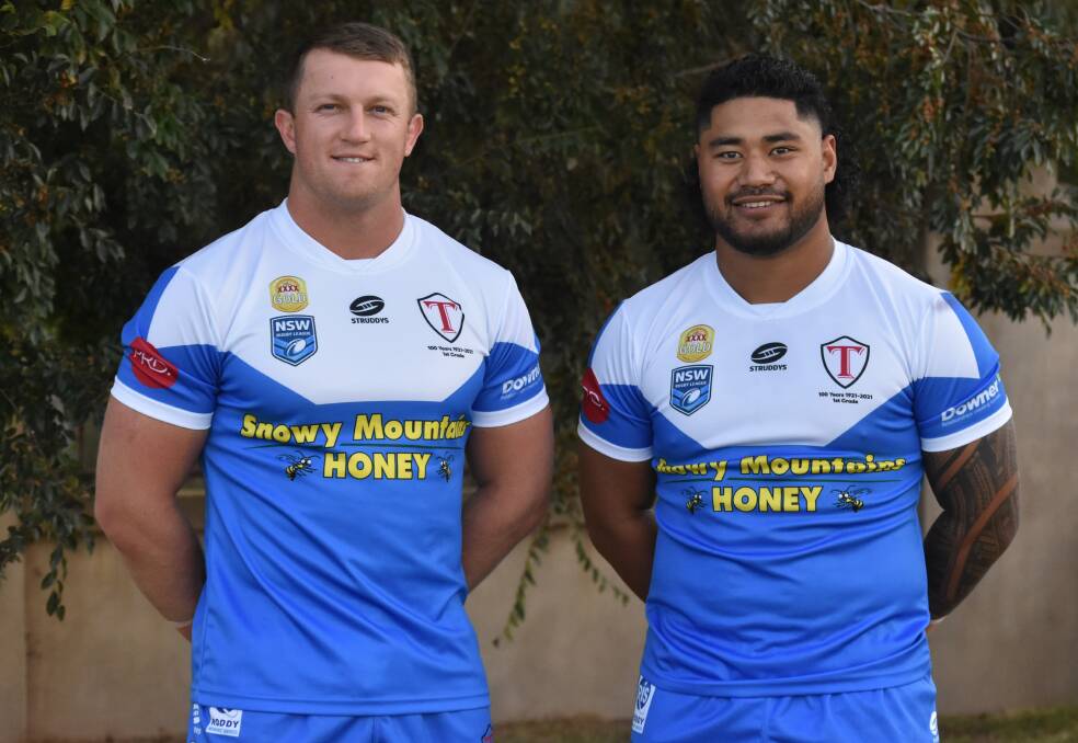 BIG LOSSES: Zac Masters and Ron Leapai will miss Tumut's clash with Albury on Sunday to take part in the City-Country game. Picture: Courtney Rees