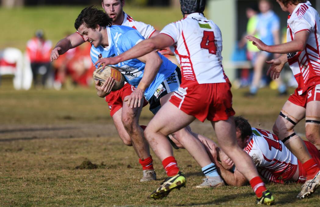 Jed Pearce won Tumut's best and fairest award in his first season back with the club in 2019.