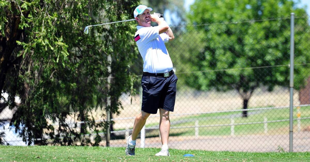 BIG WIN: Wagga's Luke Chisholm won his first City of Wagga Open on Sunday after he finished four shots clear of Henry Brind. Picture: Kieren L Tilly