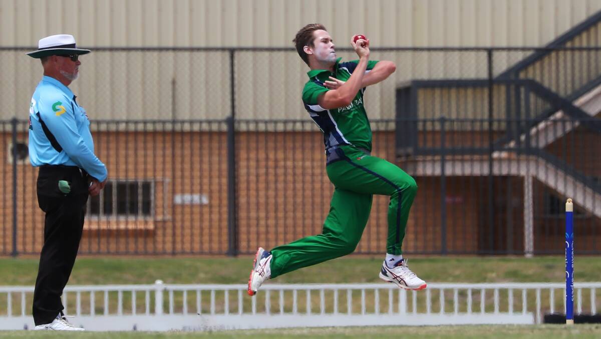 Wagga City's Max Harper claimed three wickets against St Michaels.