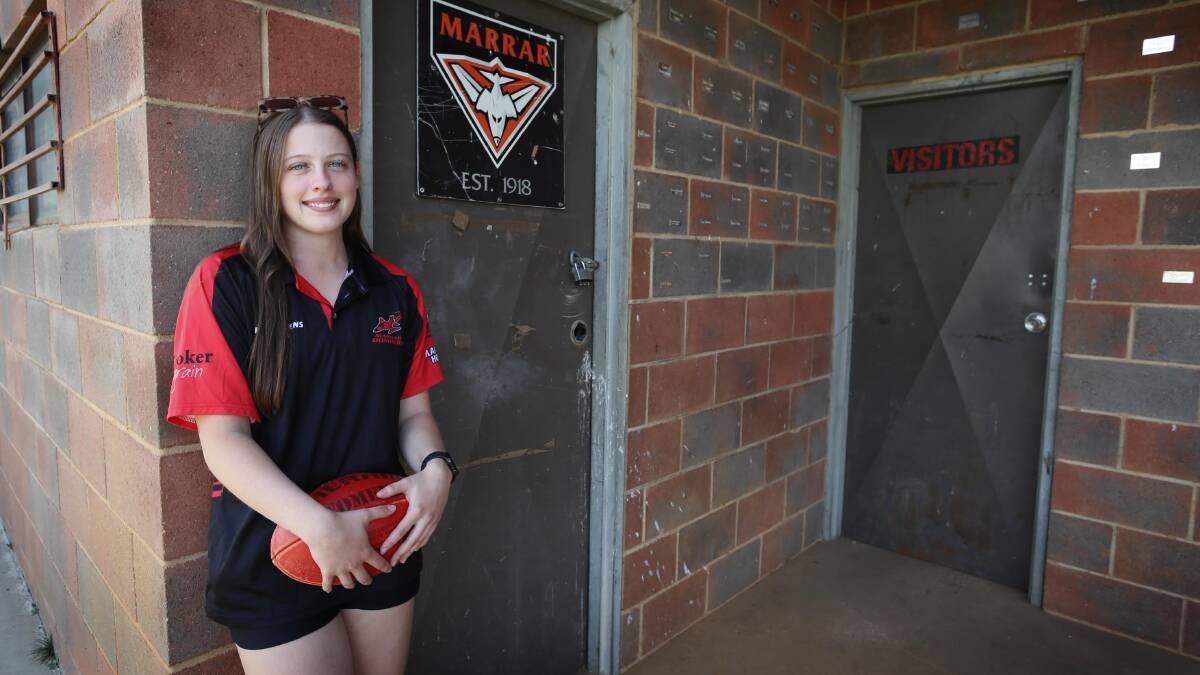 READY TO GO: Issy Cunningham is hoping to help Marrar to a strong start to their AFL Southern NSW Women's competition. Picture: Les Smith