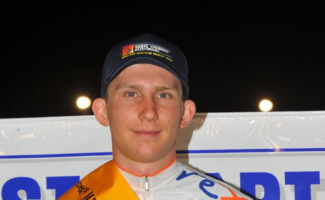 BIG GOALS: Former Wagga cyclist Cameron Scott will line up in the Tour Down Under in preparation for Australia's defence of the team pursuit world title next year.