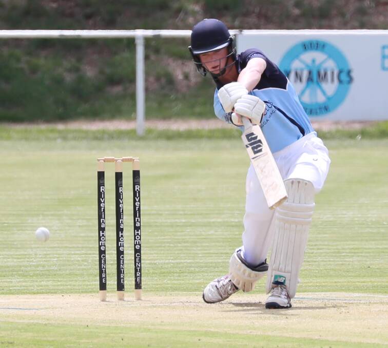 REP DUTIES: Noah Harper will miss South Wagga's clash with St Michaels to play in the Bradman Cup at Robertson Oval this weekend.