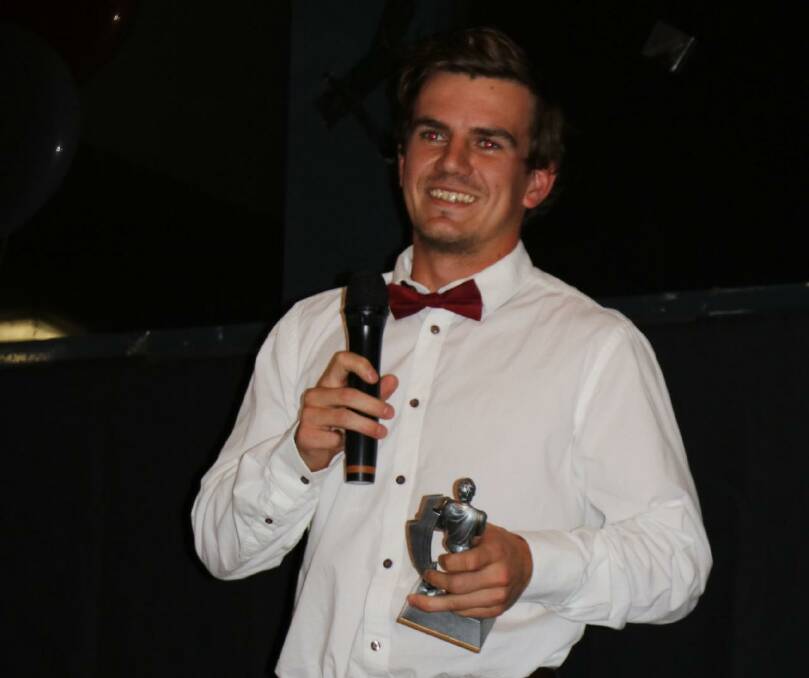 TOP NOD: Midfielder Lachy Moore capped off a strong debut season for Charles Sturt University by winning their best and fairest award.