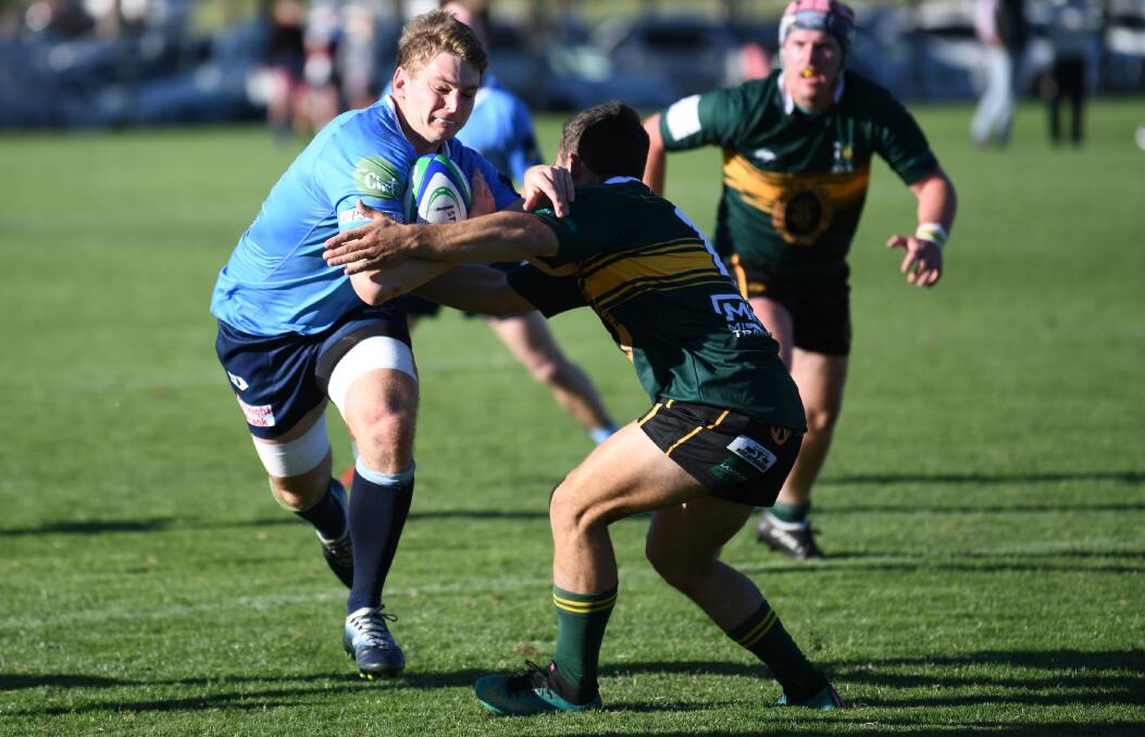 Sam Bunny scored a hat-trick in Waratahs' tight win over Griffith.