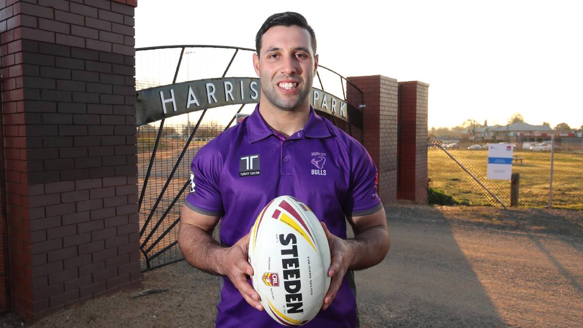 FIRST TEST: Nathan Rose's first game as Southcity captain-coach will be against Dubbo Macquarie Raiders at the West Wyalong Knockout next week. Picture: Les Smith