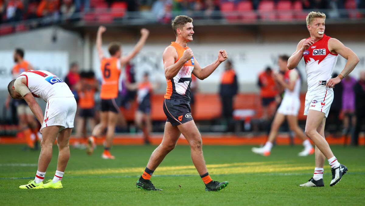 BIG MOMENT: Collingullie product Harry Perryman is looking to help Greater Western Sydney to their first AFL premiership on Saturday.