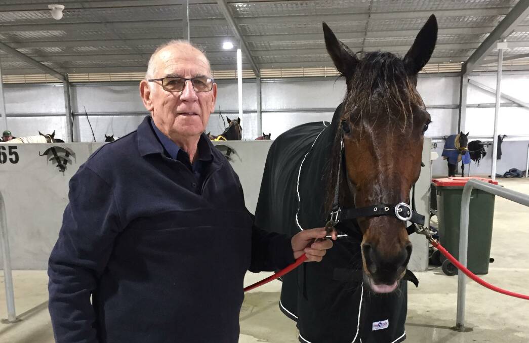 Wagga Harness Racing Club life member Don Inwood, pictured with Ultimate Risk, died after a short battle with cancer last week.