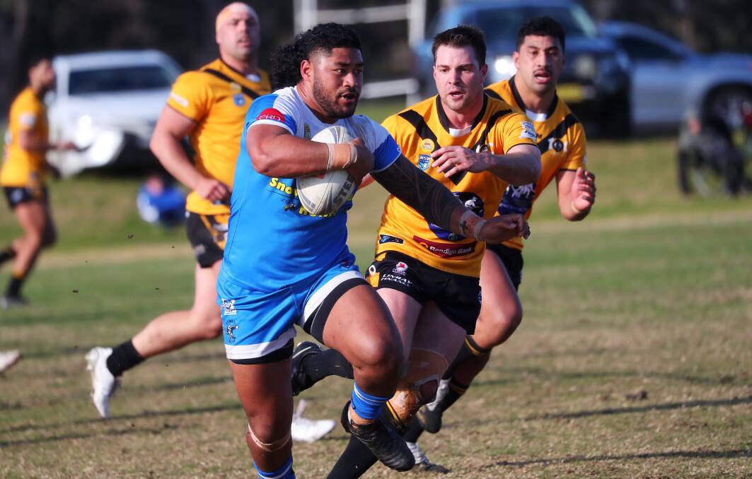 Ron Leapai is one of a number of players who won't be back at Tumut in 2022.