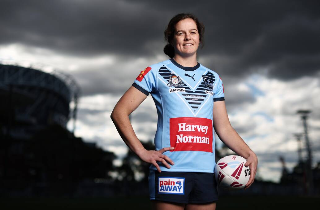 MOMENT TO SHINE: Hay's Rachael Pearson will make her State Of Origin debut in the lone women's game at Canberra Stadium on Friday night. Picture: Getty Images