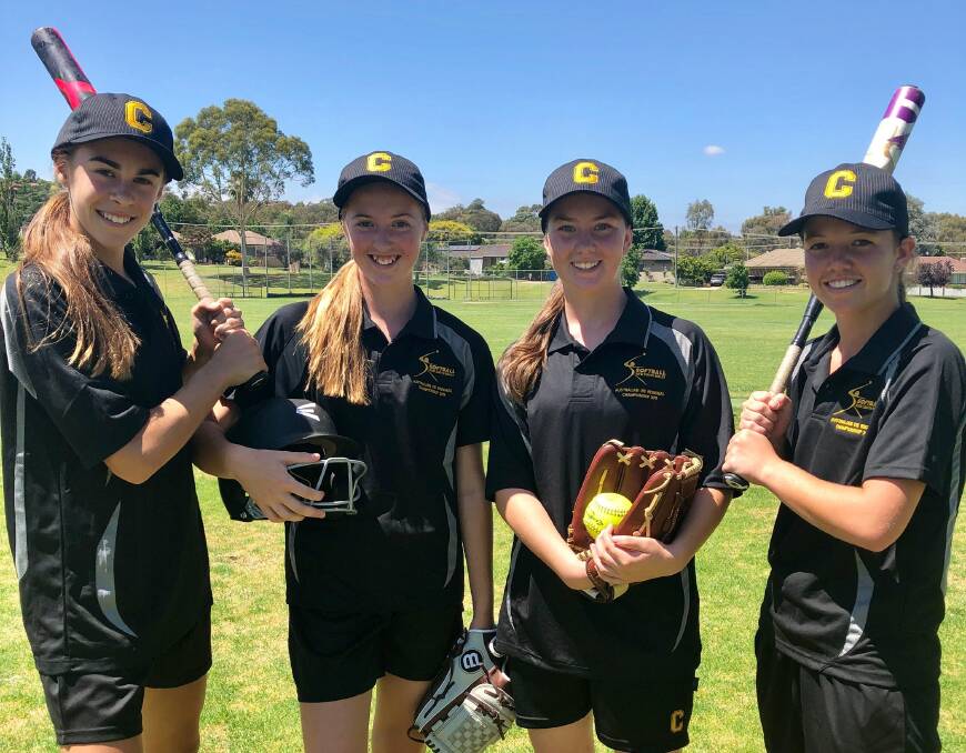 Leila Wadley, Sophie Gooden, Charli Hall and Jess Wendt are part of the NSW Country under 15s side.