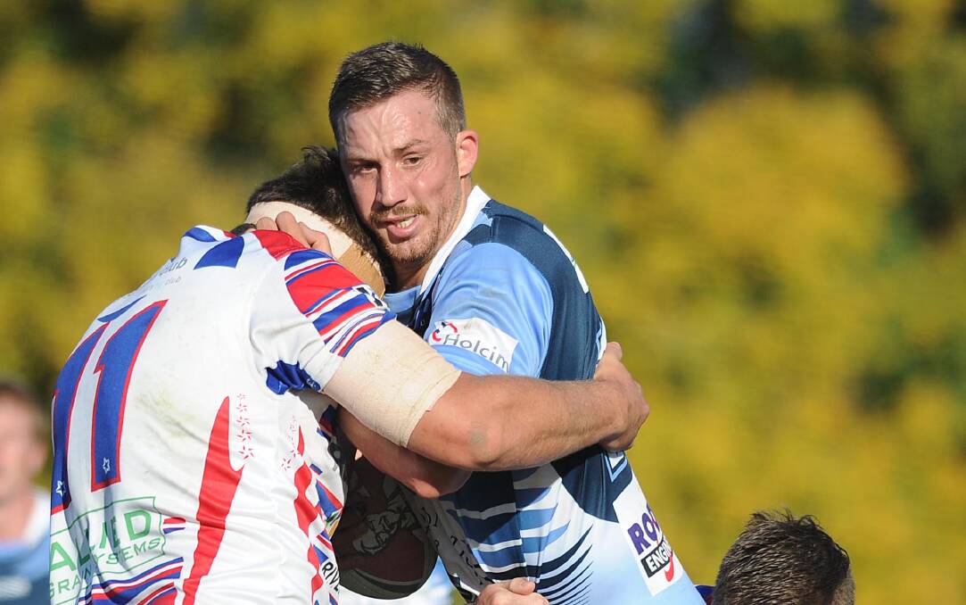 Tumut co-coach Adam Pearce scored a double in the draw with Cootamundra including the last try for the Blues.