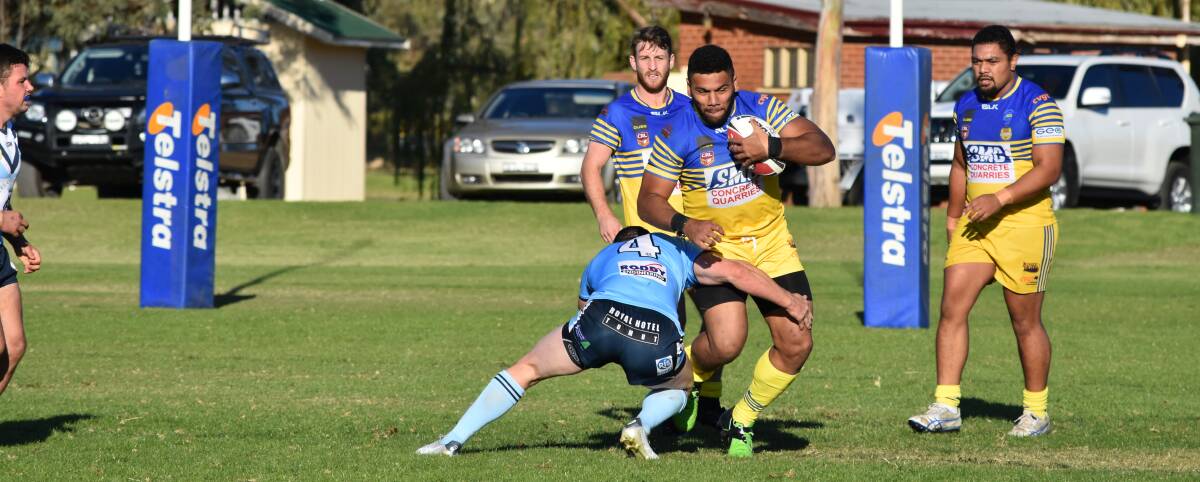 Fale Malase put in another strong performance against Temora.