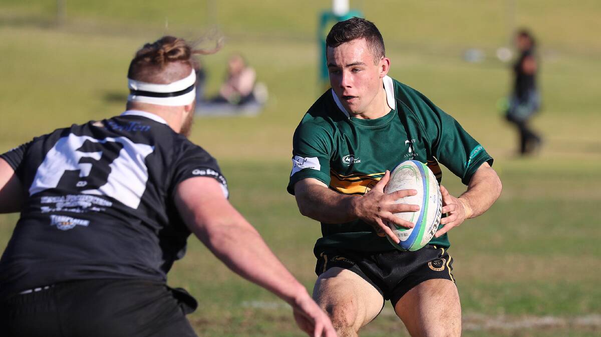 Ag College centre Lochie Ramm scored four tries in Ag College's win over CSU.