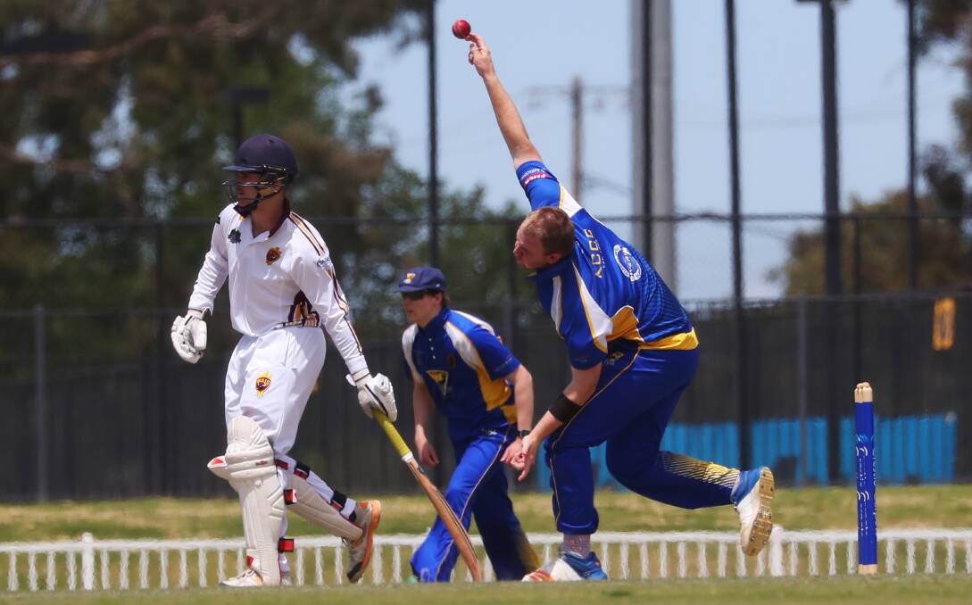 KEY IN: Nathanael Mooney returns to the bowling attack as Kooringal Colts look to defend 170 against Wagga RSL at Harris Park on Saturday.