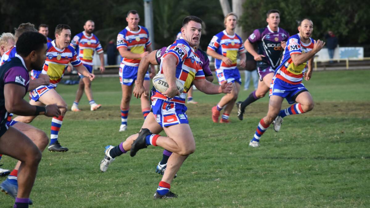 IN THE CLEAR: Blake Coombes provided good impact off the bench in Young's loss to Southcity on Sunday. Picture: Courtney Rees