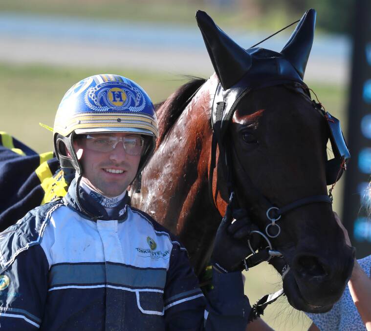 Cameron Hart is chasing more group one success at Riverina Paceway on Saturday.