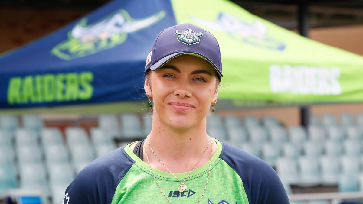 Junee's Elise Smith is looking to retain her place in the Canberra Raiders NRLW team after being part of their first season in 2023. Picture by Elise Smith