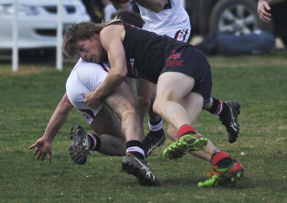 Marrar's Rory Block has accepted a reprimand after being charged with rough conduct in the win over North Wagga on Saturday.