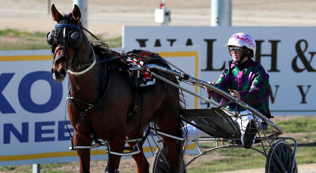 Machs Legacy brought up her second win at Young on Tuesday.