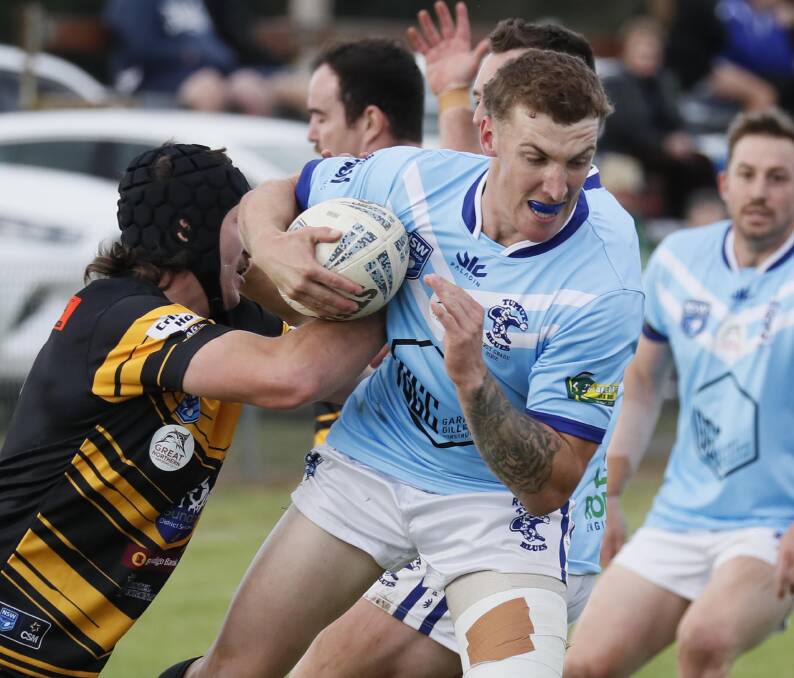 FITNESS TEST: Tom Hickson is a chance to return for Tumut's clash with Temora on Sunday which could determine the fate of the Challenge Cup.