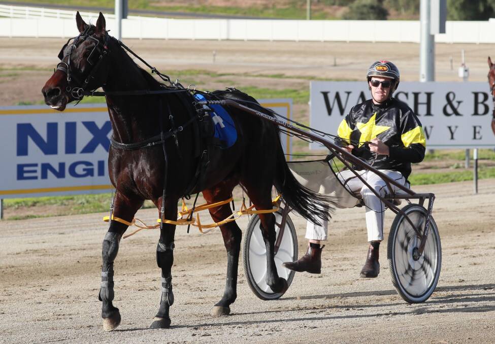 Brett Woodhouse returns with We Salute You after their heat success on Friday. 