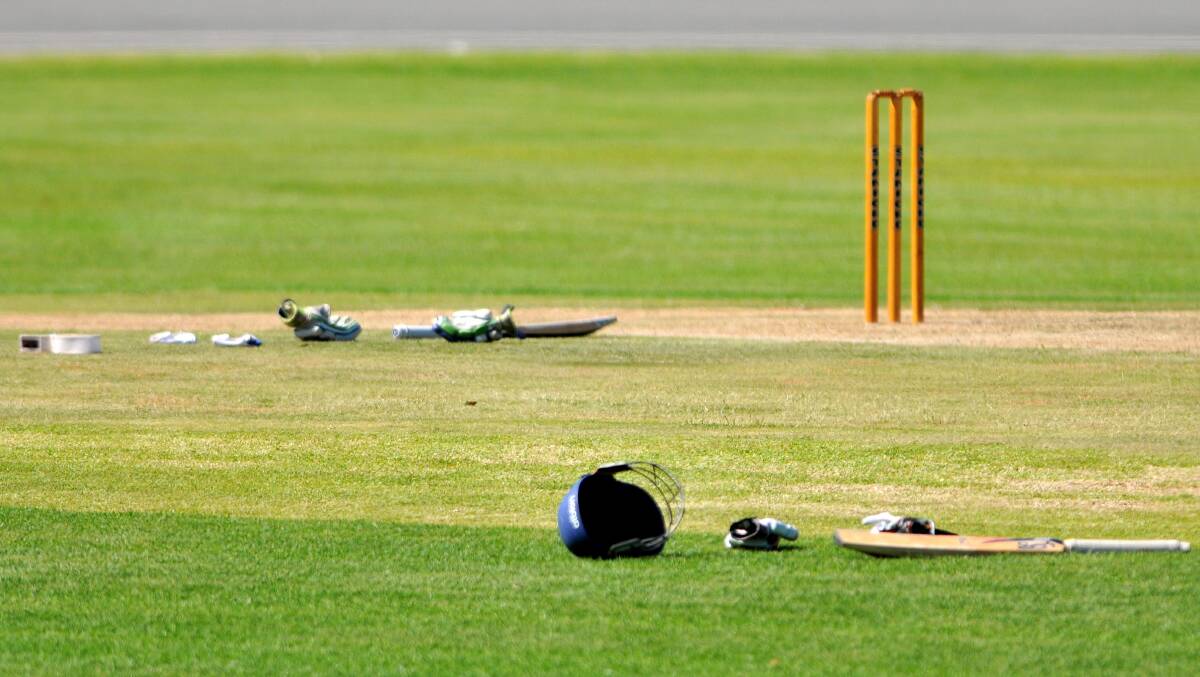 BATS DOWN: Wagga cricket has been called off this weekend due to the hot weather forecast.